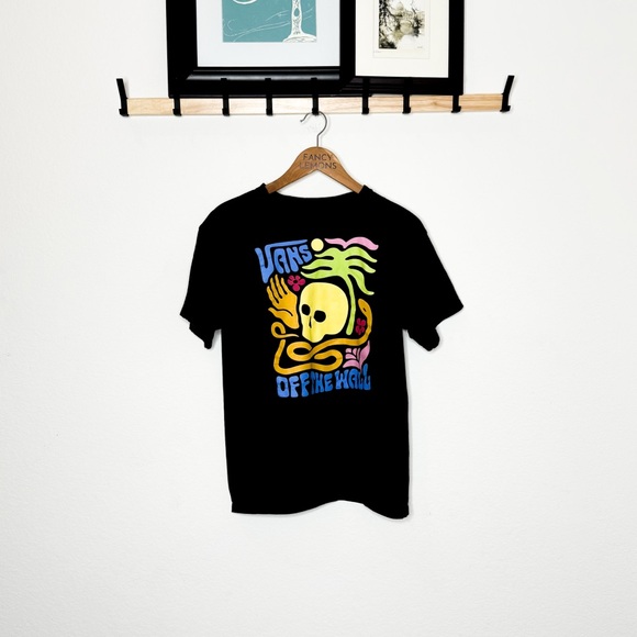 Vans Other - Vans Off The Wall Skull Graphic T-Shirt Black Men’s Size M